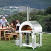 image:imageVEVOR Dual Fuel Giant Pizza Oven Outdoor 26 Artisan Large Pizza Ovens Pellet amp Propane Gas Kiln Pizza Maker with Wheels Pizza Stone Multi Fuel Cooker for Camping amp Backyard