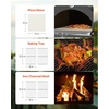 image:imageVEVOR Dual Fuel Outdoor Pizza Oven 12 AutoRotating Propane amp Wood Pellet Pizza Ovens MultiFuel Pizza Maker with Electric Rotation System amp Thermometer for Outside Patio Camping amp Backyard12Inch Wood Pizza Oven