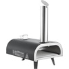 image:imageVEVOR Dual Fuel Pizza Oven Outdoor 12 Inch Wood Fire amp Propane Gas Pizza Oven Pellet amp Propane PizzaMaker with Thermometer Carry Bag Stainless Steel PizzaCook for Outside Camping amp BackyardBlack