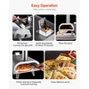 image:imageVEVOR Dual Fuel Pizza Oven Outdoor 12 Inch Wood Fire amp Propane Gas Pizza Oven Pellet amp Propane PizzaMaker with Thermometer Carry Bag Stainless Steel PizzaCook for Outside Camping amp BackyardBlack