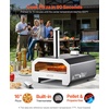 image:imageVEVOR Dual Fuel Pizza Oven Outdoor 16 in Wood Fire amp Propane Gas Pizza Oven Portable Pellet amp Propane PizzaMaker with Thermometer Large Multi Fuel Pizza Cook for Outside Camping amp Backyard16 Inch