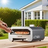 image:imageVEVOR Dual Fuel Pizza Oven Outdoor 16 in Wood Fire amp Propane Gas Pizza Oven Portable Pellet amp Propane PizzaMaker with Thermometer Large Multi Fuel Pizza Cook for Outside Camping amp Backyard16 Inch