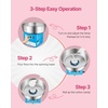 image:imageVEVOR Electric Cotton Candy Machine 1000W Commercial Candy Floss Maker with 205 in Stainless Steel Bowl Sugar Scoop and Drawer Easy Home Use Perfect for Kids Birthday Family Party BlueBlue