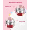 image:imageVEVOR Electric Cotton Candy Machine 1000W Commercial Candy Floss Maker with 205 in Stainless Steel Bowl Sugar Scoop and Drawer Easy Home Use Perfect for Kids Birthday Family Party BlueRed