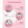 image:imageVEVOR Electric Cotton Candy Machine 1000W Commercial Candy Floss Maker with 205 in Stainless Steel Bowl Sugar Scoop and Drawer Easy Home Use Perfect for Kids Birthday Family Party BluePink