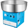image:imageVEVOR Electric Cotton Candy Machine 1000W Commercial Candy Floss Maker with 205 in Stainless Steel Bowl Sugar Scoop and Drawer Easy Home Use Perfect for Kids Birthday Family Party BlueBlue