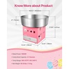 image:imageVEVOR Electric Cotton Candy Machine 1000W Commercial Candy Floss Maker with 205 in Stainless Steel Bowl Sugar Scoop and Drawer Easy Home Use Perfect for Kids Birthday Family Party BluePink