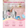 image:imageVEVOR Electric Cotton Candy Machine 1000W Commercial Candy Floss Maker with 205 in Stainless Steel Bowl Sugar Scoop and Drawer Easy Home Use Perfect for Kids Birthday Family Party BlueBlue