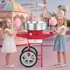 image:imageVEVOR Electric Cotton Candy Machine 1000W Commercial Candy Floss Maker with 205 in Stainless Steel Bowl Sugar Scoop and Drawer Easy Home Use Perfect for Kids Birthday Family Party BlueRed
