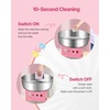 image:imageVEVOR Electric Cotton Candy Machine 1000W Commercial Candy Floss Maker with 205 in Stainless Steel Bowl Sugar Scoop and Drawer Easy Home Use Perfect for Kids Birthday Family Party BluePink