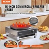 image:imageVEVOR Electric Crepe Maker 16Inch Commercial Crepe Machine 1700W Flat Plate Crepe Griddle Nonstick Stainless Steel Pancake Making Machine Desktop Circular Cereals Pancake Stove with Temp Control16 inch Single  1700 W