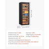 image:imageVEVOR Electric Humidor 288L 1700 Counts Electric Cigar Humidor Cabinet with Compressor Cooling Constant Humidity amp Temperature Control Spanish Cedar Wood Shelves amp Drawers 7 Layers for Household288L