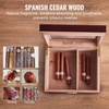 image:imageVEVOR Electric Humidor 288L 1700 Counts Electric Cigar Humidor Cabinet with Compressor Cooling Constant Humidity amp Temperature Control Spanish Cedar Wood Shelves amp Drawers 7 Layers for Household3050 Cigars