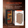 image:imageVEVOR Electric Humidor 288L 1700 Counts Electric Cigar Humidor Cabinet with Compressor Cooling Constant Humidity amp Temperature Control Spanish Cedar Wood Shelves amp Drawers 7 Layers for Household288L