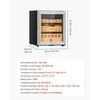 image:imageVEVOR Electric Humidor 50L 300 Counts Electric Cigar Humidor Cabinet with Compressor Cooling Constant Humidity amp Temperature Control Spanish Cedar Wood Shelves amp Drawers 2 Layers for Household50L