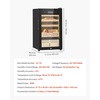 image:imageVEVOR Electric Humidor 70L 400 Counts Electric Cigar Humidor Cabinet with Compressor Cooling Constant Humidity amp Temperature Control Spanish Cedar Wood Shelves amp Drawers 4 Layers for HouseholdBlack