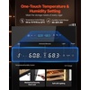 image:imageVEVOR Electric Humidor 70L 400 Counts Electric Cigar Humidor Cabinet with Compressor Cooling Constant Humidity amp Temperature Control Spanish Cedar Wood Shelves amp Drawers 4 Layers for HouseholdBlack