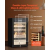 image:imageVEVOR Electric Humidor 70L 400 Counts Electric Cigar Humidor Cabinet with Compressor Cooling Constant Humidity amp Temperature Control Spanish Cedar Wood Shelves amp Drawers 4 Layers for HouseholdBlack
