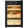 image:imageVEVOR Electric Humidor 70L 400 Counts Electric Cigar Humidor Cabinet with Compressor Cooling Constant Humidity amp Temperature Control Spanish Cedar Wood Shelves amp Drawers 4 Layers for HouseholdBlack