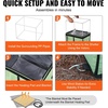 image:imageVEVOR Elevated Heated Cat House Cuboid Kitty Shelter 900D Oxford Cloth Foldable Cat Shelter with Heated Pad for Winter to Stay Warm amp Cozy Light Green Middle16 L x 13 W x 15 H