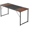 image:imageVEVOR Executive Desk 709 x 315 inch Large Computer Desk PC Workstation for Home Office Modern Simple Wood Laptop Study Writing Table Metal Frame Business Furniture Rustic Brown and Black63  236