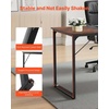image:imageVEVOR Executive Desk 709 x 315 inch Large Computer Desk PC Workstation for Home Office Modern Simple Wood Laptop Study Writing Table Metal Frame Business Furniture Rustic Brown and Black63  236