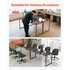 image:imageVEVOR Executive Desk 709 x 315 inch Large Computer Desk PC Workstation for Home Office Modern Simple Wood Laptop Study Writing Table Metal Frame Business Furniture Rustic Brown and Black63  236