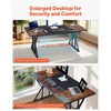 image:imageVEVOR Executive Desk 709 x 315 inch Large Computer Desk PC Workstation for Home Office Modern Simple Wood Laptop Study Writing Table Metal Frame Business Furniture Rustic Brown and Black708  315