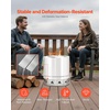 image:imageVEVOR Fire Pit Stand for Solo Stove Bonfire195 Inch Smokeless Fire Pit RingStainless Steel Fireplace Stove Support Frame Accessory Portable Outdoor Camping Holder Tools for Fireplace195 Inch