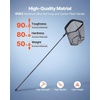 image:imageVEVOR Fishing Net Landing Nets with Telescopic Handle Lightweight and Stronger Fish Gear Durable and FishFriendly for Kayak Boat Bank Pond736 inch
