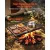 image:imageVEVOR Folding Campfire Grill Heavy Duty Steel Mesh Grate 224 Portable Camping Grates Over Fire Pit Camp Fire Cooking Equipment with Legs Carrying Bag Grilling Rack for Outdoor Open Flame Cooking2415 inch Folding
