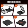 image:imageVEVOR Folding Campfire Grill Heavy Duty Steel Mesh Grate 224 Portable Camping Grates Over Fire Pit Camp Fire Cooking Equipment with Legs Carrying Bag Grilling Rack for Outdoor Open Flame Cooking22411 inch