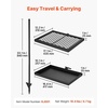 image:imageVEVOR Folding Campfire Grill Heavy Duty Steel Mesh Grate 224 Portable Camping Grates Over Fire Pit Camp Fire Cooking Equipment with Legs Carrying Bag Grilling Rack for Outdoor Open Flame Cooking17 inch Double Layer