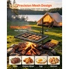 image:imageVEVOR Folding Campfire Grill Heavy Duty Steel Mesh Grate 224 Portable Camping Grates Over Fire Pit Camp Fire Cooking Equipment with Legs Carrying Bag Grilling Rack for Outdoor Open Flame Cooking17 inch Double Layer