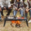 image:imageVEVOR Folding Campfire Grill Heavy Duty Steel Mesh Grate 224 Portable Camping Grates Over Fire Pit Camp Fire Cooking Equipment with Legs Carrying Bag Grilling Rack for Outdoor Open Flame Cooking22411 inch