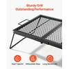 image:imageVEVOR Folding Campfire Grill Heavy Duty Steel Mesh Grate 224 Portable Camping Grates Over Fire Pit Camp Fire Cooking Equipment with Legs Carrying Bag Grilling Rack for Outdoor Open Flame Cooking2415 inch Folding