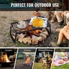 image:imageVEVOR Folding Campfire Grill Heavy Duty Steel Mesh Grate 224 Portable Camping Grates Over Fire Pit Camp Fire Cooking Equipment with Legs Carrying Bag Grilling Rack for Outdoor Open Flame Cooking22411 inch