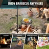 image:imageVEVOR Folding Campfire Grill Heavy Duty Steel Mesh Grate 224 Portable Camping Grates Over Fire Pit Camp Fire Cooking Equipment with Legs Carrying Bag Grilling Rack for Outdoor Open Flame Cooking1414 inch