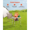 image:imageVEVOR Folding Camping Table Adjustable Height Aluminum MDF Outdoor Portable Lightweight for Cooking Beach Picnic Travel 24 x 16 inchSilver1