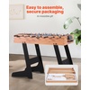 image:imageVEVOR Foosball Table 55 inch  42 inch Standard Size Foosball Table Indoor Full Size Football Table for Home Family and Game Room Soccer with Durable Soccer SetBlue