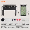 image:imageVEVOR Foosball Table 55 inch Standard Size Table Indoor FullSize Foosball Tables Includes Durable Soccer Set for Home Family Game RoomBlack