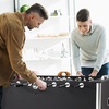image:imageVEVOR Foosball Table 55 inch Standard Size Table Indoor FullSize Foosball Tables Includes Durable Soccer Set for Home Family Game RoomBlack