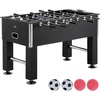 image:imageVEVOR Foosball Table 55 inch Standard Size Table Indoor FullSize Foosball Tables Includes Durable Soccer Set for Home Family Game RoomBlack
