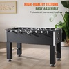 image:imageVEVOR Foosball Table 55 inch Standard Size Table Indoor FullSize Foosball Tables Includes Durable Soccer Set for Home Family Game RoomBlack