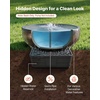 image:imageVEVOR Fountain and Water Feature Basin 30Inch Disappearing Water Fountain Basin for Landscape and Garden Supports Up to 500 lbs Heavy Duty Pond Reservoir for Bubbling Rock amp Garden Statues Black