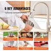image:imageVEVOR Fruit Wine Press 088 Gallon336L 2 Stainless Steel Barrels Manual Juice Maker Cider Apple Grape Tincture Vegetables Honey Olive Oil Making Press with THandle for Outdoor Kitchen and HomeStainless 08Gal