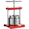 image:imageVEVOR Fruit Wine Press 088 Gallon336L 2 Stainless Steel Barrels Manual Juice Maker Cider Apple Grape Tincture Vegetables Honey Olive Oil Making Press with THandle for Outdoor Kitchen and HomeStainless 088Gal