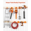 image:imageVEVOR Garage Organizer Trimmer Rack 59 Inch 2 Pack 180 lbs Total Load Wall Mounted Garden Power Tool Hanger Weed Whackers Holder for GrassHedge Trimmer Leaf Blower Chainsaw Garden Tools Orange