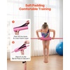 image:imageVEVOR Gymnastic Bars for Kids 140 lbs Capacity Folding Training Kip Bar with Mat 5 Adjustable Height Gymnastic Horizontal Bar Home Training Equipment for Indoor Outdoor Easy AssemblePink