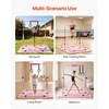 image:imageVEVOR Gymnastic Bars for Kids 140 lbs Capacity Folding Training Kip Bar with Mat 5 Adjustable Height Gymnastic Horizontal Bar Home Training Equipment for Indoor Outdoor Easy AssemblePink Mat